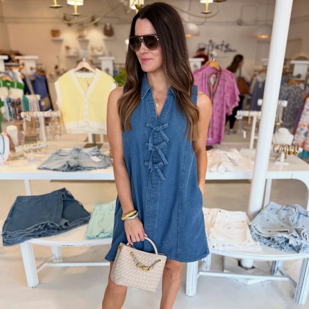Entro Blue Denim Dress